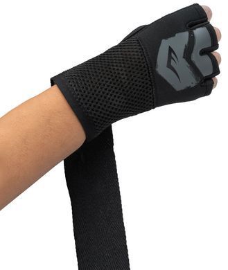 Бинты-перчатки Everlast PROSPECT QUICK WRAPS черный, серый Дит S/M P00002985