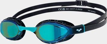 Очки для плавания Arena AIR SONIC MIRROR бирюзовый, черный One Size 011004-150