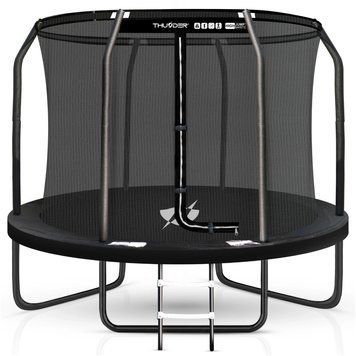Батут THUNDER INSIDE ELITE з внутрішньою сіткою 8 футів 244 см чорний INSIDE-ELITE-8FT-BLACK