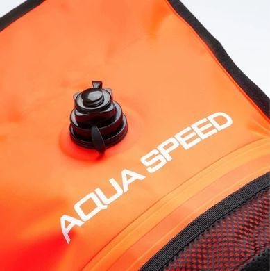 Буй для плавания с карманом Aqua Speed ​​OPEN WATER SWIM BUOY+POCKET 63230 оранжевый 17 литров 747-75