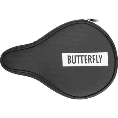 Чехол на ракетку для настольного тенниса Butterfly Logo Case Round, black 44906901006780