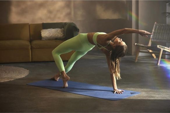 Коврик для йоги Adidas Yoga Mat голубой 183 х 61 х 0,6 см ADYG-10002PI