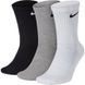 Шкарпетки Nike U NK EVERYDAY CUSH CREW 3PR чорний, білий, сірий Уні 34-38 00000014737 фото 1