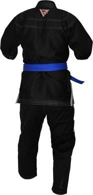 Костюм для бразильського джиу-джитсу RDX BRAZILIAN JIU-JITSU SUIT чорний A0 BJJ-S1B