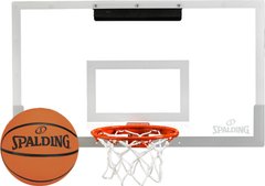 Баскетбольний щит Spalding MINI ARENA SLAM® 180° прозорий Уні 45x26,5см 00000023941