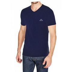 Футболка Kappa T-shirt Mezza Manica Scollo V темно-синій Чол M 00000013635
