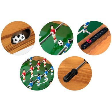 Настольный футбол Neo-Sport NS-803, 121 x 61 x 80 см &ndash; деревянный. 180301