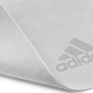 Килимок для йоги Adidas Premium Yoga Mat сірий Уні 176 х 61 х 0,5 см 00000026185