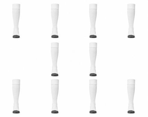 10 комплектов футбольных гетр Uhlsport 122559, размер 41-44 (белые) 12255910-41-44