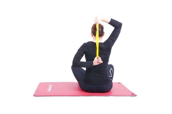 Лента-эспандер для упражнений inSPORTline Hangy Light 27,5 см желтая 11003