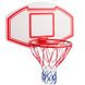 Щит баскетбольный с кольцом и сеткой S005 (90x60см)