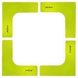 Набор плоских угловых фишек-маркеров Meta Flat Corner Marker Set 4 лимон Уни 25х25 см 4004000100