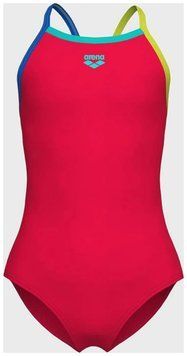 Купальник закритий для дівчат Arena SWIMSUIT LIGHT DROP SOLID червоний Діт 116 см 005919-936
