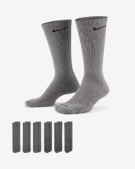 Шкарпетки Nike U NK ED PLS CSH CRW 6PR - 132 Сірий Чол 46-50 00000025101