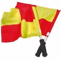 Флажок Лайнсмена Аматорский SELECT Lineman's flag Classic, 2 флага (231) желт/кр 7490600353