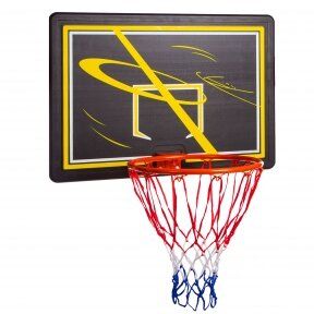 Щит баскетбольный с кольцом и сеткой S009F (80x58см) S009F