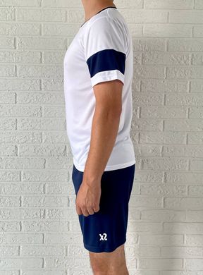 Футбольна форма X2 League II (футболка+шорти), розмір S (білий/темно-синій) X2002W/DB-S X2002W/DB