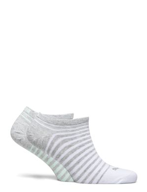 Шкарпетки Puma UNISEX SNEAKER 2P сірий, м'ятний, білий Уні 35-38 00000009459