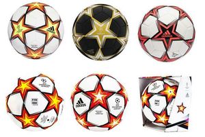 Футбольные мячи Adidas и Лига Чемпионов сезон 2021-2022 годов.