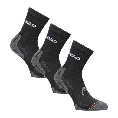 Шкарпетки Head PERFORMANCE SHORT CREW 3PPK UNISEX чорний Уні 35-38 00000006590