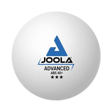 М'ячі для настільного тенісу (12+3 шт) Joola Advanced 3* 40+ ITTF, white/orange 44206