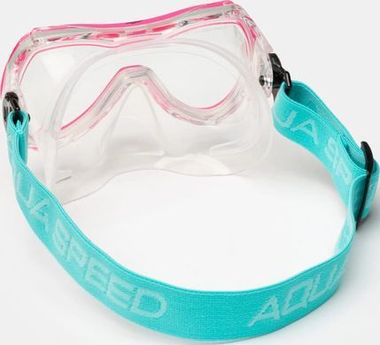 Маска для дайвінгу Aqua Speed ALIZE FS 62933 рожевий, блакитний One Size 622-03