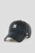 Кепка 47 Brand YANKEES BASE RUNNER SNAP черный, серый Уни OSFA B-BRMPS17WBP-BKA фото 1