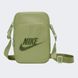 Сумка на плече Nike NK HERITAGE CROSSBODY - MTLC M 4L хакі Уні 18x7,5x23 см 00000029688 фото 1