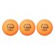 Мячи для настольного тенниса Nittaku Nexcel R40+ 3* ITTF 3шт., оранжевые bne3 фото 3