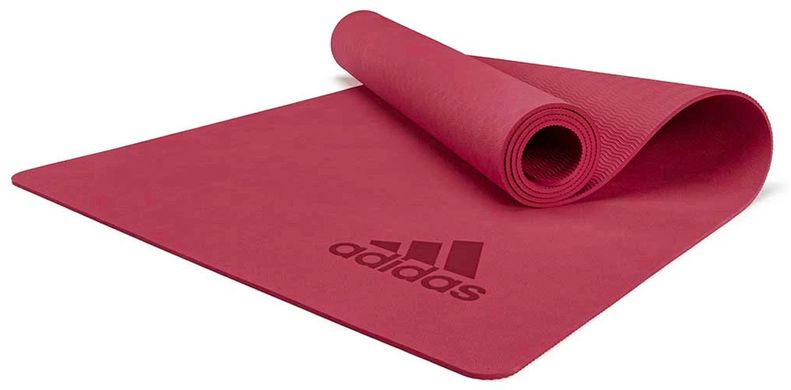 Килимок для йоги Adidas Premium Yoga Mat червоний Уні 176 х 61 х 0,5 см 00000026186
