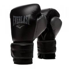 Боксерські рукавиці Everlast POWERLOCK BOXING GLOVES чорний Уні 10 унцій 00000024550
