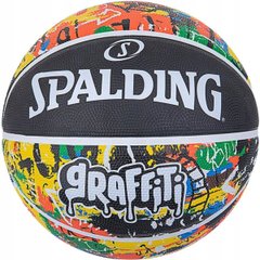 Мяч баскетбольный резиновый Spalding Graffiti Ball 84372Z №7 84372Z