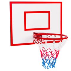 Щит баскетбольный с кольцом и сеткой UR LA-5383 (р 60x50см)
