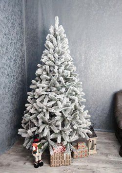 Ялинка Лита Буковельська Зелена Засніжена 1,50 м. ЯШЛБ-З-150