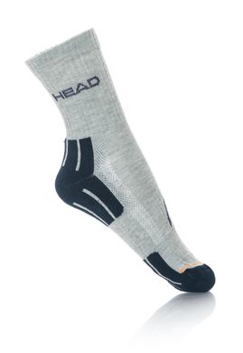 Шкарпетки Head PERFORMANCE SHORT CREW 3PPK UNISEX сірий, синій Уні 35-38 00000006596