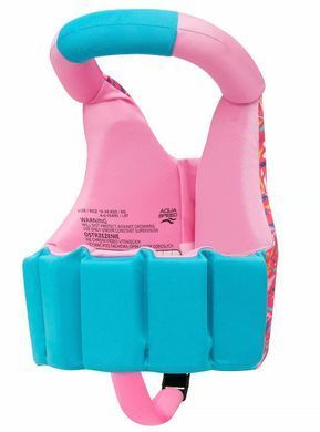 Жилет для плавання Aqua Speed Aqua Pals 61139 бірюзовий, рожевий Діт 15-19 кг 628-03