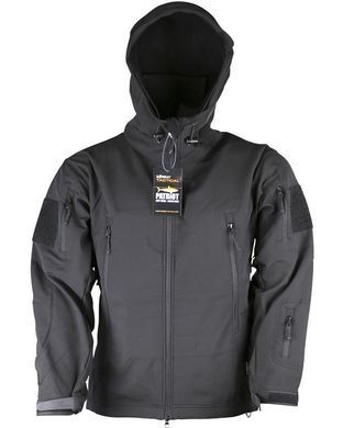Куртка тактическая KOMBAT UK Patriot Soft Shell Jacket (kb-pssj-blk-xxxl) kb-pssj-blk-xxxl