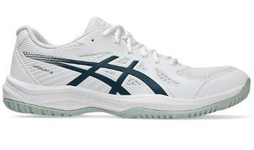 Кроссовки сквош. Asics Upcourt 6 White/Tranquil Teal (48) 13 1071A104-104