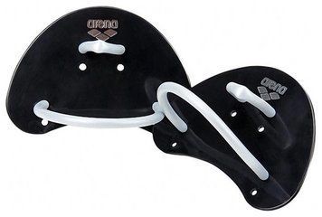 Лопатки для плавання Arena ELITE FINGER PADDLE чорний, сріблястий Уні OSFM 95251-055