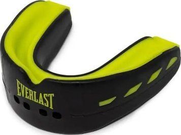 Капса для бокса Everlast EVERSHIELD DOUBLE MOUTH GUARD черный, зеленый One Size P00003600
