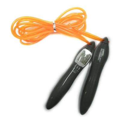 Скакалка з елек лічильником ELECTRONIC JUMP ROPE сіро, помаранчевий Уні 275см 00000018759