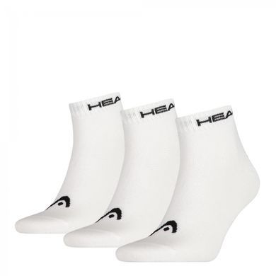 Носки Head QUARTER 3PPK UNISEX белый 39-42 761011001-300