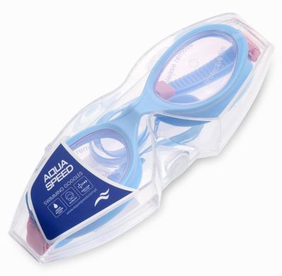 Окуляри для плавання Aqua Speed X-PRO 63081 блакитний One Size 087-02