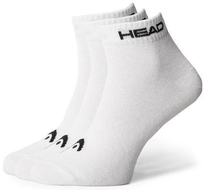 Носки Head QUARTER 3PPK UNISEX белый 39-42 761011001-300