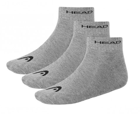 Шкарпетки Head QUARTER 3P UNISEX сірий Уні 39-42 00000007398