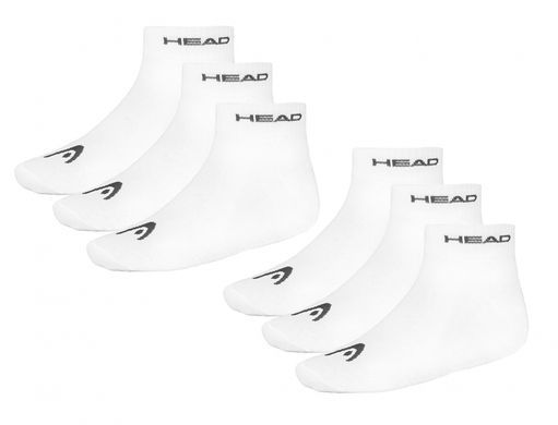 Носки Head QUARTER 3PPK UNISEX белый 39-42 761011001-300