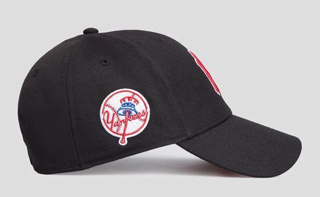 Кепка 47 Brand MLB NEW YORK YANKEES чорний, червоний Уні OSFA B-SUMVP17WBP-BK