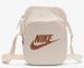 Сумка Nike NK HERITAGE CROSSBODY - MTLC M 4L бежевый Уни 18x7,5x23 см 00000029689 фото 1