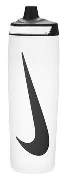 Пляшка Nike REFUEL BOTTLE 24 OZ білий, чорний Уні 709 мл N.100.7666.125.24