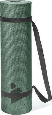 Коврик для йоги Adidas Yoga Mat зеленый 183 х 61 х 1 см ADYG-10003LI
